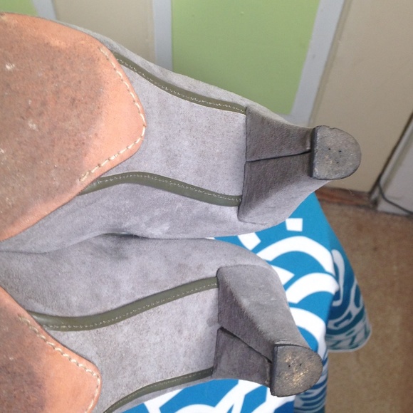 JACK ROGERS VINTAGE PUMPS 1960'S GRAY SUEDE 7.5 - Picture 8 of 8